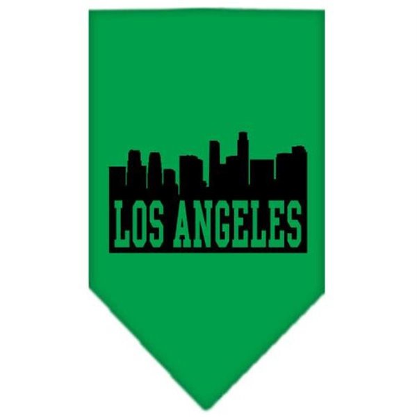 Unconditional Love Los Angeles Skyline Screen Print Bandana Emerald Green Large UN848092